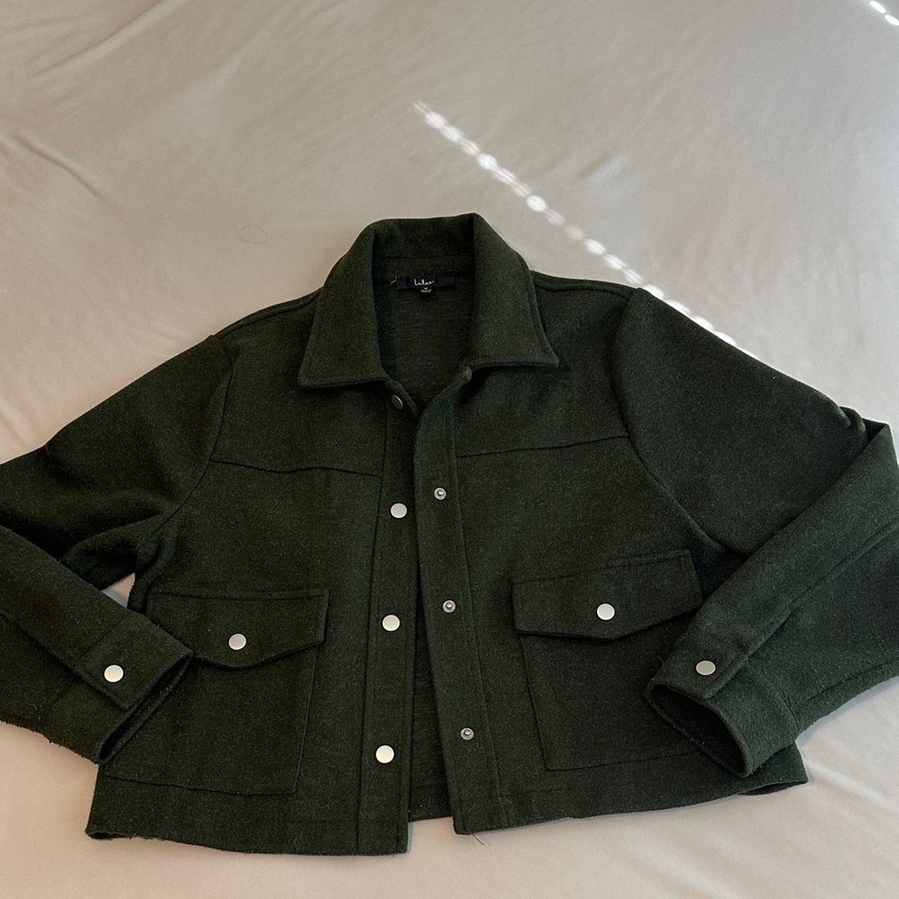 Lulus Dark Green Women's Jacket (Medium)